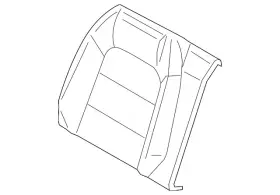 Fr3z-6366800-a Ford Genuine Seat Back Pad Fr3z-6366800-a Ford Genuine Seat Back Pad