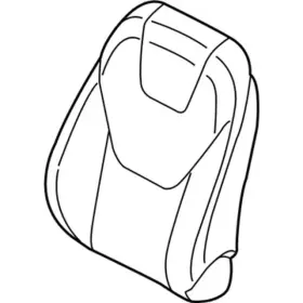 Ft4z-5864416-eq Ford Genuine Cover Assembly Seat Back