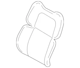 Gd9z-5464416-yb Ford Genuine Seat Back Cover