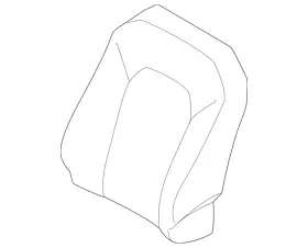Gl3z-1664416-ck Ford Genuine Seat Back Cover