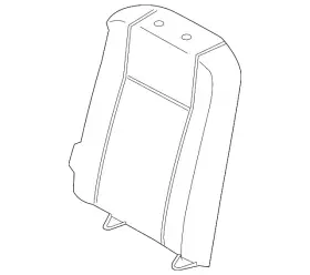 Hk4z-6366601-lt Ford Genuine Seat Back Cover