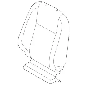 Ford Hk4z-9964416-je Genuine Seat Back Cushion Cover