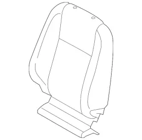 Hk4z-9964417-fj Ford Genuine Seat Back Cover