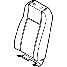 Ford Hk4z-9966600-can Genuine Seat Back Cushion Cover