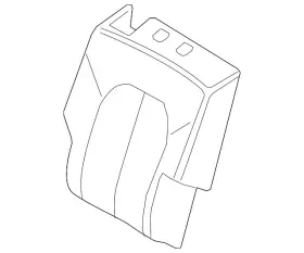 Jl1z-7866600-cb Ford Genuine Seat Back Cover