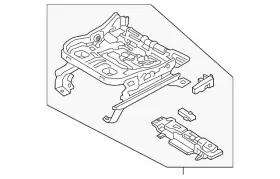 Jl1z-9661711-d Ford Genuine Seat Frame