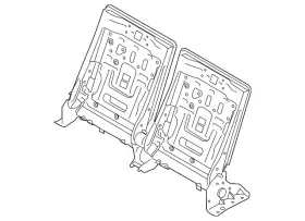 L1mz-99613a39-faa Ford Genuine Seat Back Frame
