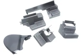 Lb5b-s130a03-baw Ford 2025-2026 Explorer Oem Front Left Seat Track Trim Cover Panel Set Of 5