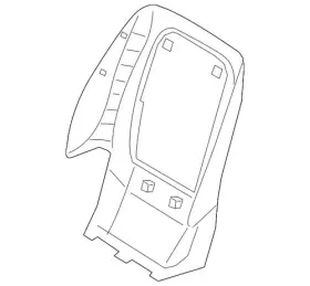 Lb5z-7860762-bb Ford Genuine Seat Back Panel