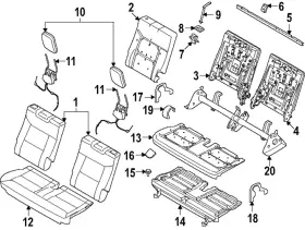 Lb5z-78624a09-al Ford Genuine Trim Cover Lb5z-78624a09-al Ford Genuine Trim Cover