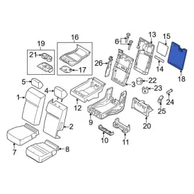 Lc3z-25644a22-ca Ford Genuine Armrest