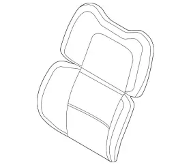 Lc5z-7864416-ab Ford Genuine Seat Back Cover