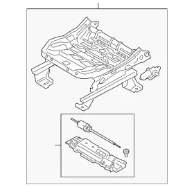 Lj6z-9961711-e Ford Genuine Track Assembly Lj6z-9961711-e Ford Genuine Track Assembly
