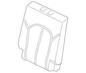 Ll1z-7866600-rb Ford Genuine Seat Back Cover
