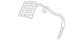 Lu5z-1565500-c Ford Genuine Lumbar Support