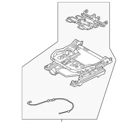 Mb3z-7861711-a Ford Genuine Seat Track Mb3z7861711a Mb3z-7861711-a Ford Genuine Seat Track Mb3z7861711a