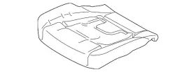 Ml3z-99632a22-q Ford Genuine Seat Cushion Pad Ml3z-99632a22-q Ford Genuine Seat Cushion Pad