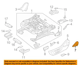 Fr3z-6362622-ba Ford Oem 15-16 Mustang Seat Track-release Handle Left Fr3z6362622ba