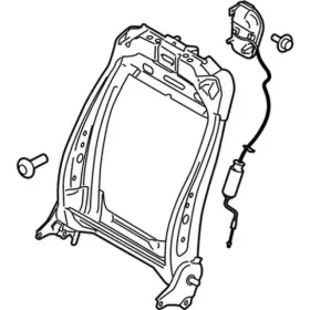 Pu5z-7861019-a Ford Genuine Seat Back Frame