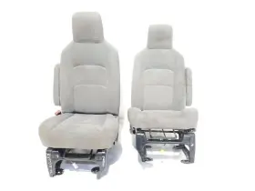 202-00655al Ford Truck 2021 E350 Oem Pair Seats Minor Burn Holes Stains Cloth Manual