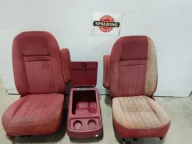202.fd8e81 Ford Truck Notes Pair Front Bucket Seats With Console From 1981 F250 10073644