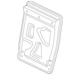 Ys4z-7460509-bb Ford Genuine Seat Back Panel