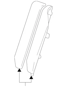 Yw4z-5464811-aa Ford Genuine Seat Back Pad