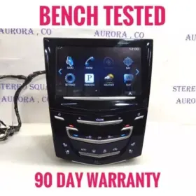 22980209 General Motors 2013-2016 Cadillac Cue Radio With Seat Heater And Cooler Inch Gm916e