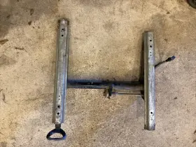 91452107410 Genuine Porsche 914 Seat Rail Mounting Frame With Lever Left Driver Side Complete
