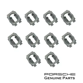 N-908-475-01 Genuine Porsche Cayenne 2003-2010 Set Of 10 Engine Compartment Panel Clips N90847501 N-908-475-01 Genuine Porsche Cayenne 2003-2010 Set Of 10 Engine Compartment Panel Clips N90847501