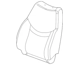 10356210 Gm Genuine Seat Back Cover