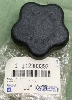 12383397 Gm New Genuine Knob Seat Lumbar