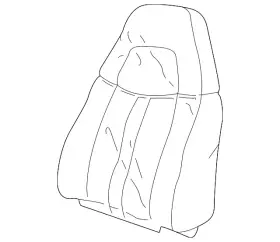 12476665 Gm Genuine Seat Back Cover 12476665 Gm Genuine Seat Back Cover