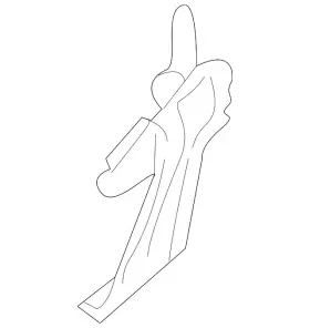 12477647 Gm Genuine Folding Seat Latch