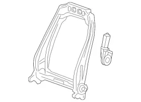 13526524 Gm Genuine Seat Back Frame