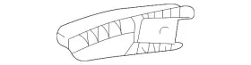 15228008 Gm Genuine Recline Handle