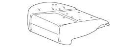 15243904 Gm New Oem 100% Genuine Driver Seat Cushion Pad In Stock Ready To Ship