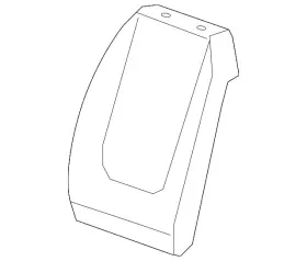 15294500 Gm Genuine Seat Back Cover 15294500 Gm Genuine Seat Back Cover