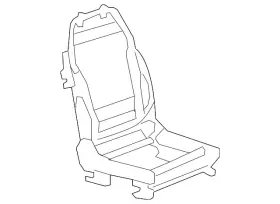 Gm 15826469 Genuine Seat Frame