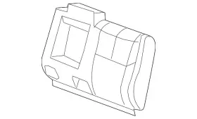 15872781 Gm Genuine Seat Back Cover