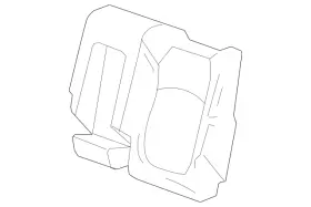 15900819 Gm Genuine Seat Back Cover