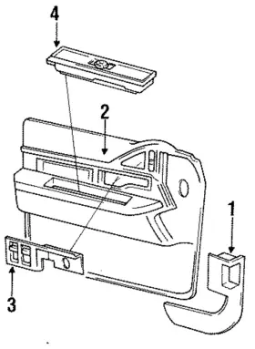 16668440 Gm Genuine Armrest Base