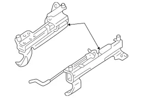 Gm 16798949 Genuine Seat Track