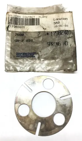 17982401 Gm Gm/general Motors Horn Contact Plate Nos