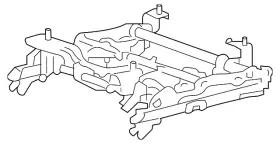 19124556 Gm Genuine Driver Seat Adjuster
