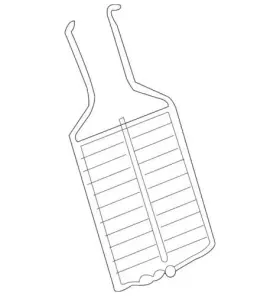 19124786 Gm Genuine Passenger Seat Back Pad Support