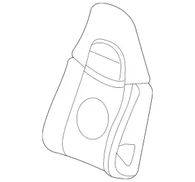 19128182 Gm Genuine Front Seat Back Pad