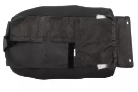 Gm 19250741 Genuine Ebony Front Seat Back Insert Cover