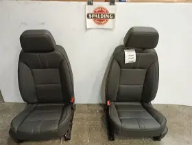 202-11970l Gm No Bags Pair Heated Black Leather Front Seats From 2022 Suburban 1500 11175018