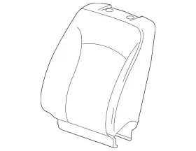 20844374 Gm Genuine Light Cashmere Driver Seat Back Cover 20844374 Gm Genuine Light Cashmere Driver Seat Back Cover
